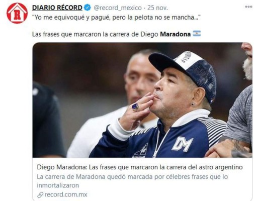 Así informó el mundo la muerte del astro del fútbol Maradona (FOTOS)