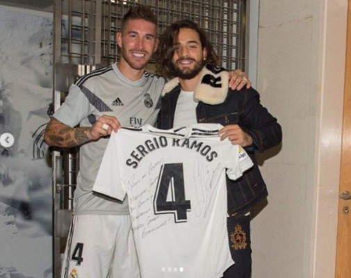 Sergio Ramos hace posible un gran sueño de Maluma