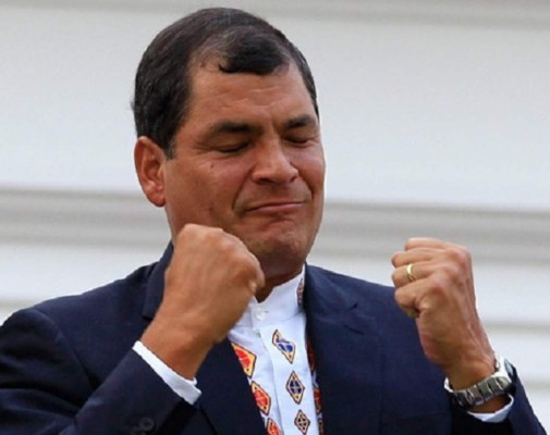 Rafael Correa 'orgulloso' por triunfo sobre Honduras 