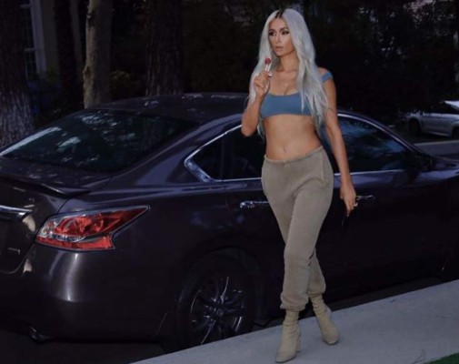 Paris Hilton copia el look de Kim Kardashian y causa furor en Instagram