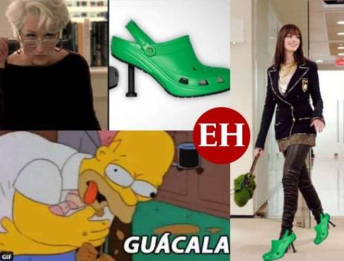 Clones: las nuevas sandalias crocs con tacón que desatan los memes en  Internet