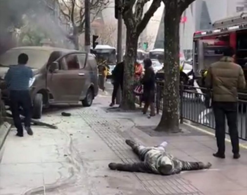 Una camioneta se incendia y deja 18 heridos en un atropello múltiple en Shanghái &nbsp;&nbsp;