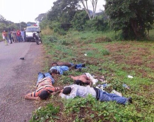 Masacran a cinco comerciantes en Honduras