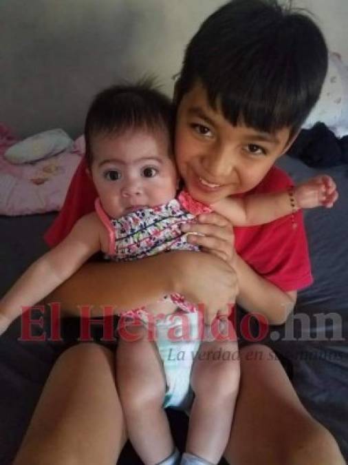Maykel, el niño hondureño al que el covid-19 le arrebató a su madre (FOTOS)