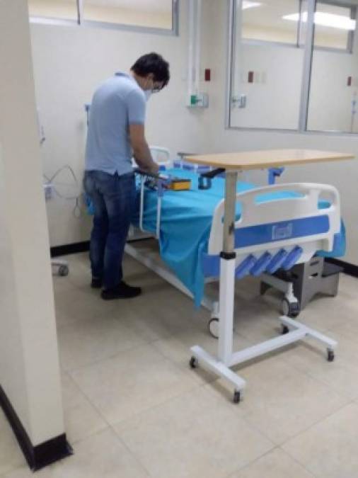 FOTOS: Así luce el módulo habilitado en el IHSS de SPS para pacientes de covid-19