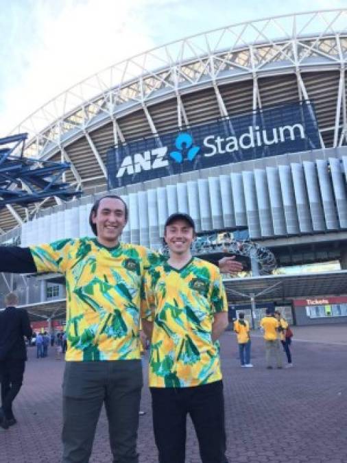 Así es el ambiente en el ANZ Stadium en el encuentro entre Honduras y Australia