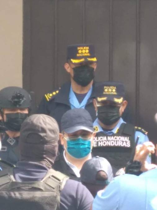 Las primeras imágenes de la captura de JOH, expresidente de Honduras