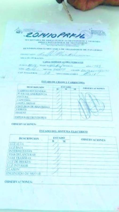 Honduras: Conductor de bus que transportaba a Testigos de Jehová salió con permiso falso