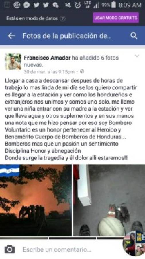 Bomberos de Honduras reciben la mejor recompensa tras apagar incendio en Tegucigalpa  