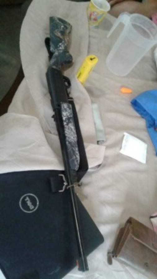 Honduras: Encuentran cinco armas de grueso calibre en allanamiento en San Pedro Sula