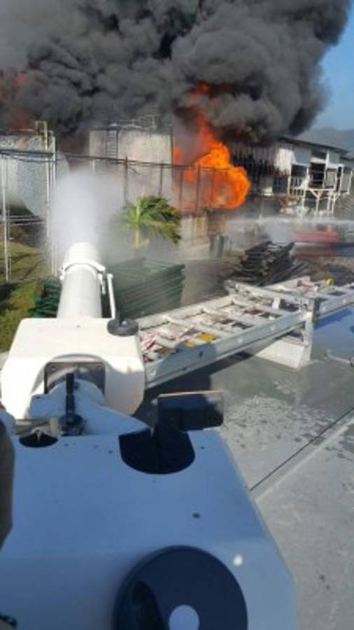 Un muerto tras incendio en fábrica de Choloma