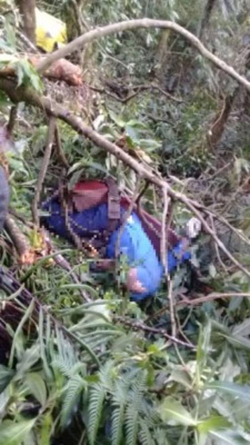 Encuentran cuerpo del piloto de la nave fumigadora en la zona boscosa del Lago de Yojoa