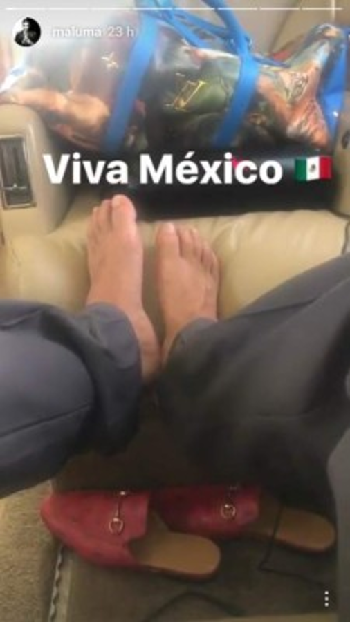 Esta fue la imagen de Maluma que sustó y asombró a muchos. Foto: Captura pantalla