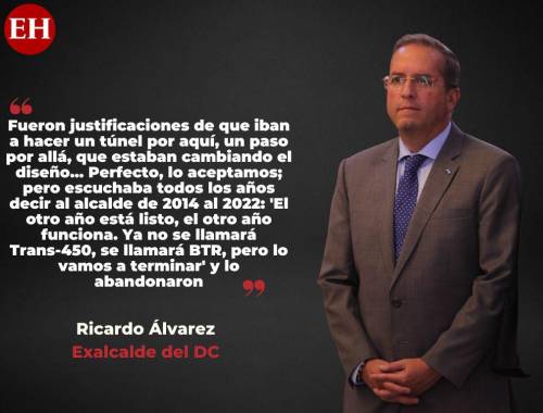 Las frases de Ricardo Álvarez tras cancelación del Trans-450 en la capital