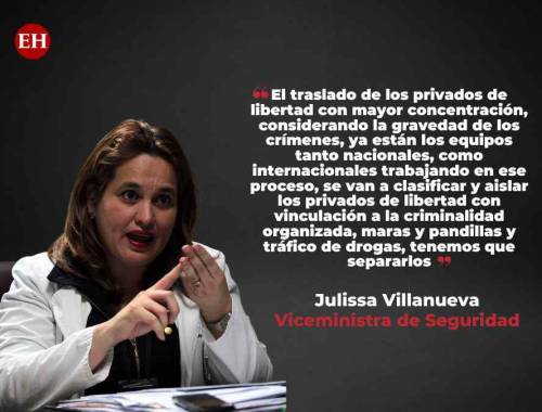 Las frases destacadas de Julissa Villanueva durante la presentación de  medidas para intervenir las cárceles en