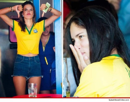 Modelos tienen su corazón que sufre por el futbol