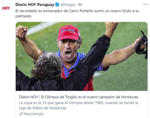 Prensa internacional llena de elogios al Olimpia y a Pedro Troglio por el tricampeonato