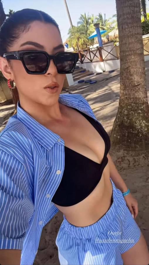 Novia de jugador de la Liga Nacional enciende el verano con sus fotos en la playa