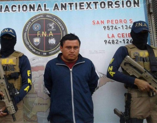 Fusina detiene a un presunto extorsionador en Comayagüela &nbsp;&nbsp;