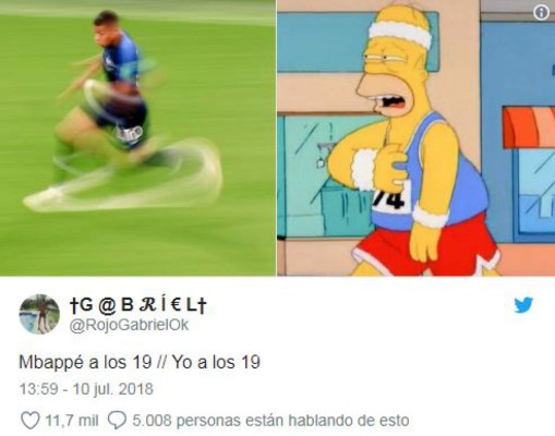'Yo a los 19': Los mejores memes de Mbappé tras su gane en el Mundial de Rusia