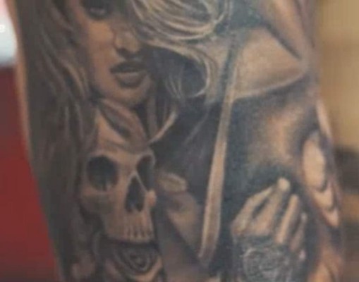 FOTOS: Susana Aspiunza, la anciana que tiene casi todo su cuerpo tatuado