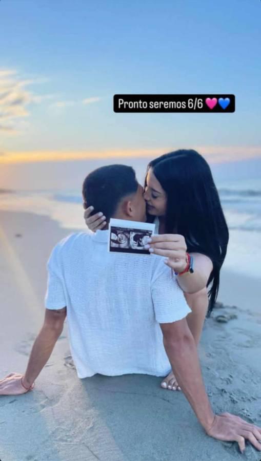 Bella chica anuncia que está embarazada de jugador de la Liga Nacional