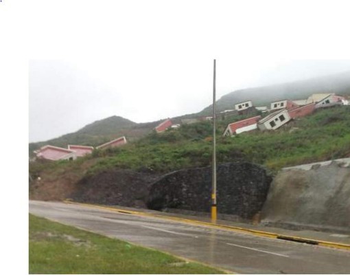 Al menos 18 casas fueron afectadas por lluvias en la capital de Honduras