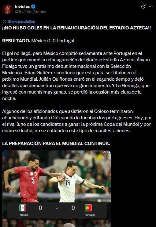 La reacción de la prensa luego del resultado de México ante Portugal: Una vergüenza