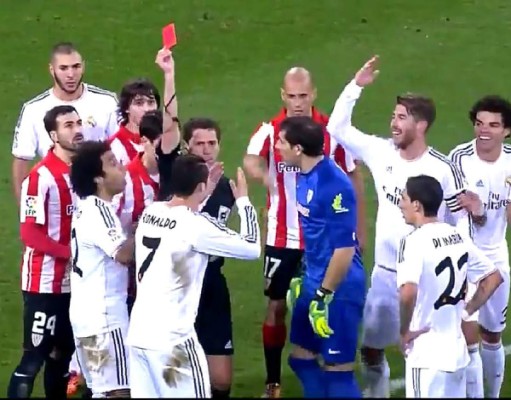 VIDEO: La expulsión de Cristiano Ronaldo