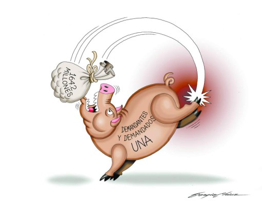 'Patada y mordida”