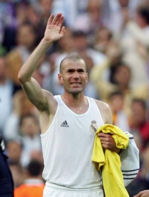 Las emotivas imágenes del paso de Zinedine Zidane por el Real Madrid