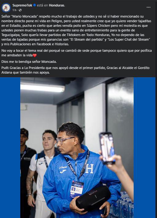 Supremo deja nuevo mensaje tras polémica del Nacional: No dependo de las ventas de tajadas