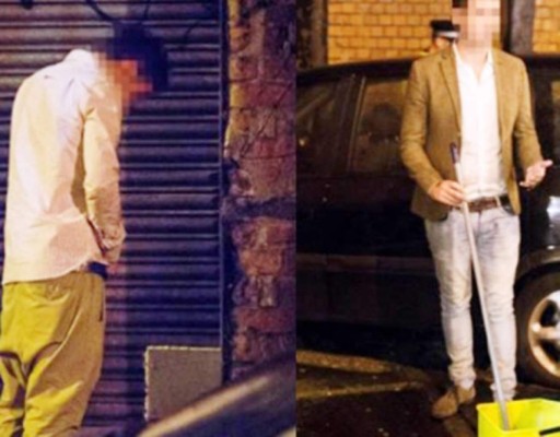 La policía de Manchester obliga a los jóvenes que orinan en la calle a limpiar