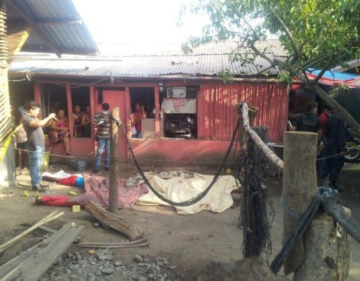 Masacre de familia en el norte Honduras