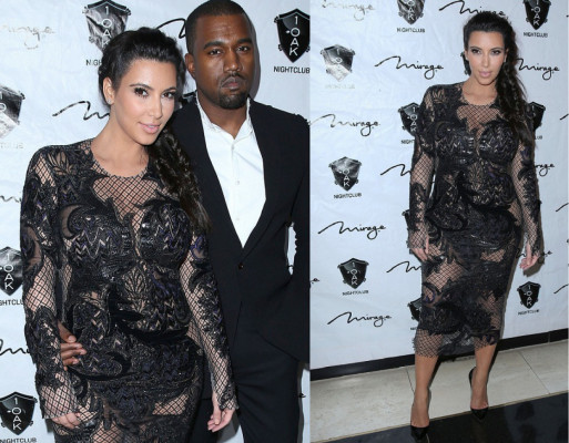 La primera foto de Kim Kardashian embarazada