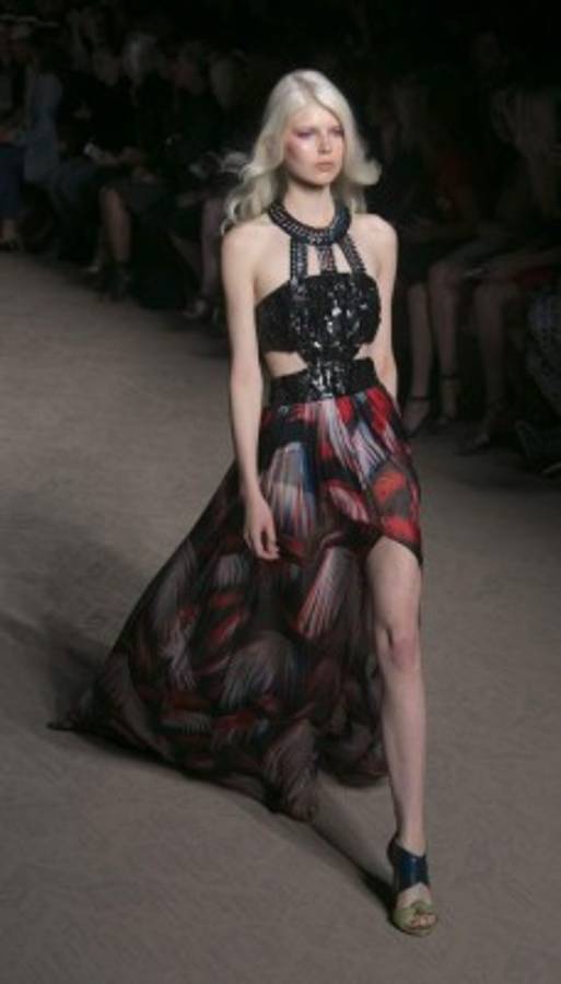 Color y sensualidad en fashion de Londres