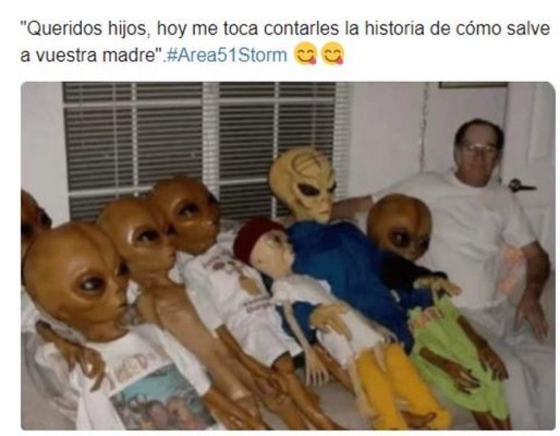 Los memes que dejó el asalto al Área 51 en busca de Aliens