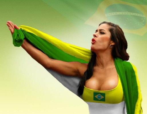 Sensuales fotos de Larissa Riquelme calientan el Mundial Brasil 2014