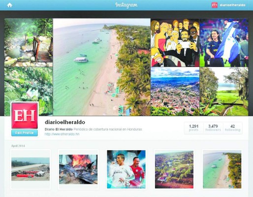 Honduras vista desde el aire en Instagram