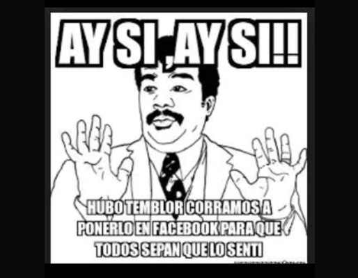 Divertidos memes sobre sismo en Honduras