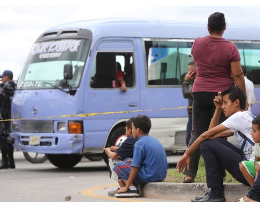 Tegucigalpa: Paralizan transporte por asesinatos de conductores