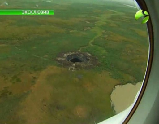 Así es el misterioso cráter del fin del mundo