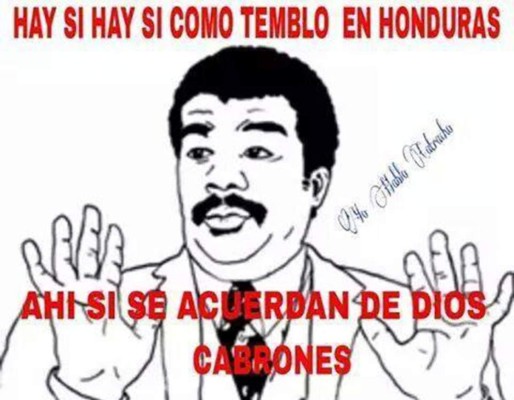Divertidos memes sobre sismo en Honduras