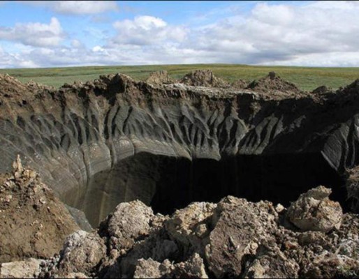 Así es el misterioso cráter del fin del mundo