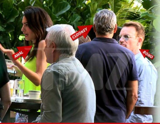 Clooney celebra su compromiso