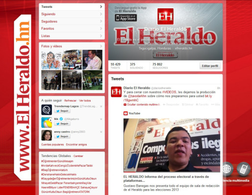 EL HERALDO entre cuentas más populares de Twitter en elecciones