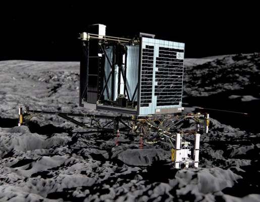 Robot científico se posó sobre un cometa por primera vez en la Historia