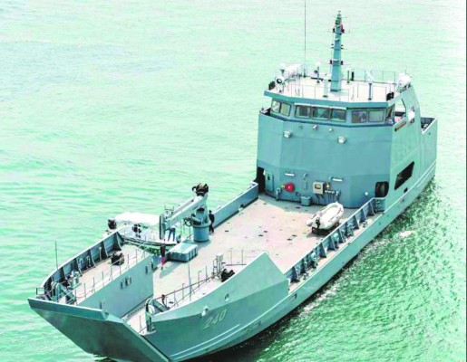 Honduras: Buque de la Naval ya se construye en astillero en aguas de Colombia