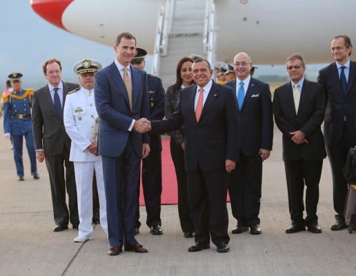 Llega a Honduras el Príncipe de Asturias para toma de posesión