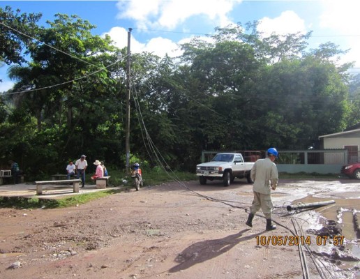 Lluvias causan estragos en oeste de Honduras